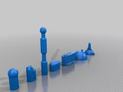 Assorted Dragon Ball Buildings Set 2