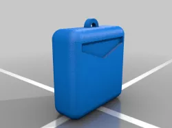 Beat Saber Cube & Arrow Keychain
