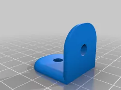 Bracket with and without fillet