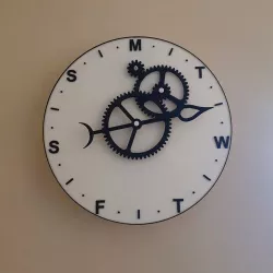 Day of the week clock