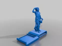 Dionysus statue with a secret container