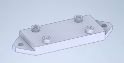 eBoot LM2596 DC to DC Buck Converter Mount Plate