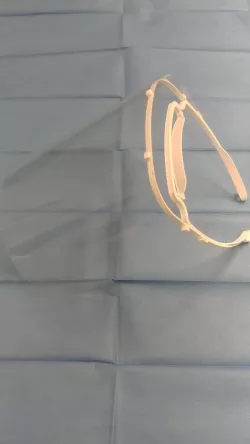 Face Shield/Visor frame for use with FFP / N95 mask (3dVerkstan remix)