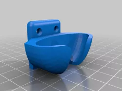 Fully rounded park 3-way holder, a remix of cmh's pegboard version