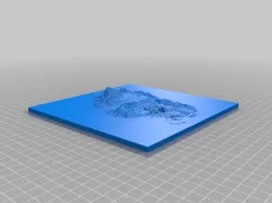 GTA V 3D Topography Map