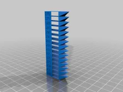 Heat tower 240 to 170C and 190 to 171C - 5mm/level