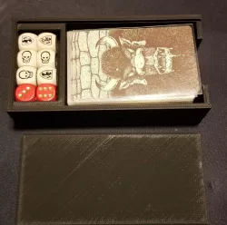 HeroQuest Card and Dice Box with Sliding Lid