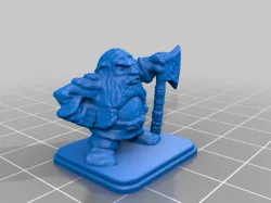 HeroQuest Dwarf Battle Axe