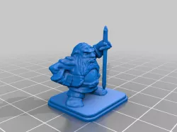 HeroQuest Dwarf Broad Sword