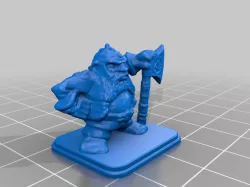 HeroQuest Dwarf Helm Axe