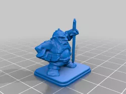 HeroQuest Dwarf Helm Broad Sword