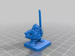 HeroQuest Dwarf Helm Long Sword
