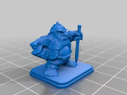 HeroQuest Dwarf Helm Short Sword