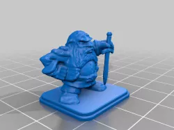 HeroQuest Dwarf Short Sword Starting Equipment