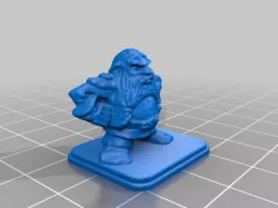 HeroQuest Dwarf Unarmed
