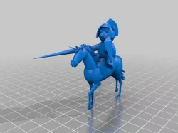 Mounted Teddy Bear Knight