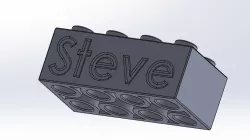 Personalised Large Lego Peice