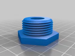Pipe coupling from 3/4 to 1/2 tube