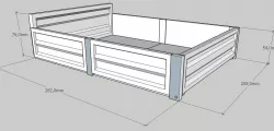 RC Truck bed (1/10 1/12 1/14 scale)