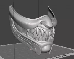 Scorpion mask from Mortal Kombat 11 (Godai master mask)