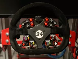 Sim Wheel Plate/ Box. For Momo Mod 27. With Magnetic Shifters. 