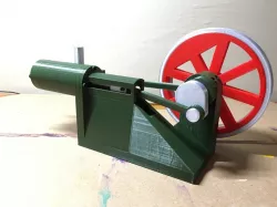 SINGLE CYLINDER WORKING DOUBLE ACTING STEAM ENGINE