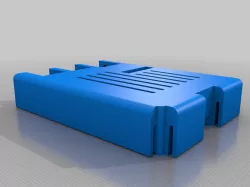 Sleeve Case for Raspberry Pi with Clips for Mounting and Pass-through for Camera Cable