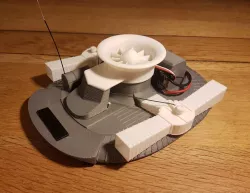 SR.N1 RC skirtless hovercraft 50/1 scale model srn1