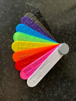 Swatch Sample Template and Holder