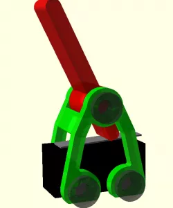 Toggle / lever swich from mouse microswitch