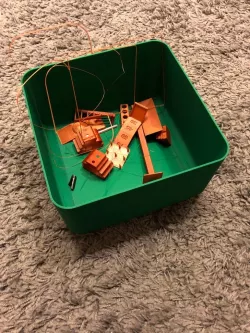 Trashcan / trash bin / box for 3D printing leftovers, parts and other things  - different sizes