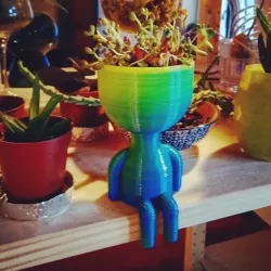 uomo vaso