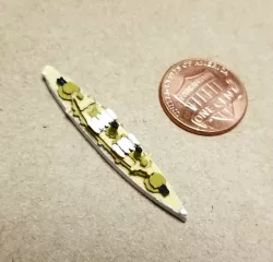 USS Olympia Protected Cruiser 1/2400 Scale
