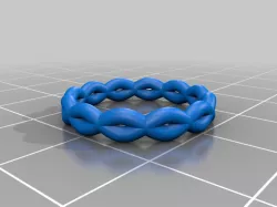 Vine Weave Ring Band