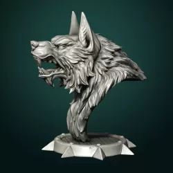 Werewolf bust