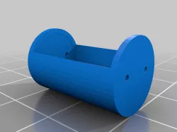 x3 LR44 Button Battery Holder (Cylinder) 