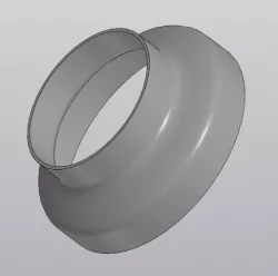 145-100 mm ventilation adapter