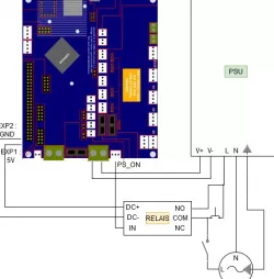 3D Printer auto off using Duet Wifi and relay - no additional power supply required