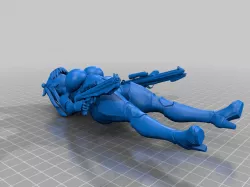 Anime Style Trooper for resin print