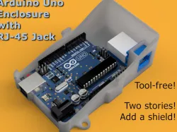 Arduino Uno enclosure with keystone jack mount