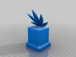Best Buds Marijuana Leaf Trophy