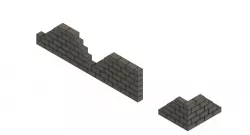 brick wall segments 