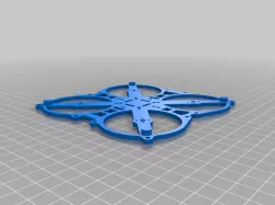 Caged Drone Frame 1104 Reinforced Bottom Plate V2