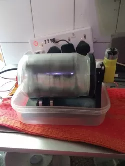 Cheap jar rock tumbler, drum polisher