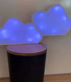 cloud shaped LED light