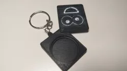 Coin Keychain Holder