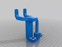 Crutch holder with clamp