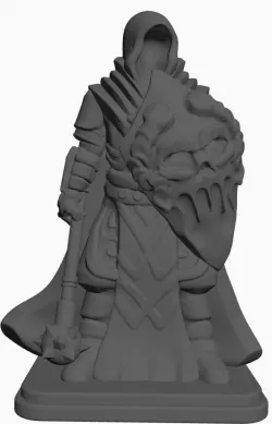Dark Cleric - redesigned for HeroQuest (resized, and plate)