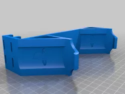 Double PS4 Pro Vertical Controller Mount