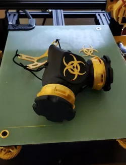 Dual Filter Mask W/Dual Filter Cans
